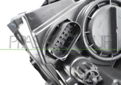 PROIETTORE DESTRO H7+H15-ELETTRICO-CON MOTORE-NERO
