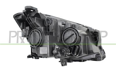 HEADLAMP LEFT H7+H15 ELECTRIC-WITH MOTOR-BLACK