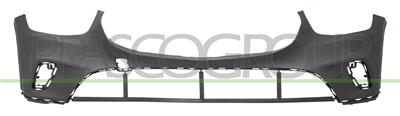 FRONT BUMPER-PRIMED-WITH TOW HOOK COVER-WITH CUTTING MARKS FOR PDC AND PARK ASSIST