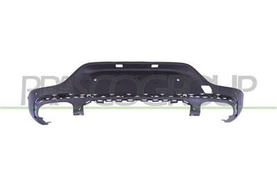 REAR BUMPER SPOILER-BLACK-TEXTURED FINISH-WITH PDC+SENSOR HOLDERS