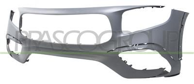 FRONT BUMPER-PRIMED-WITH TOW HOOK COVER-WITH CUTTING MARKS FOR PDC MOD. AMG