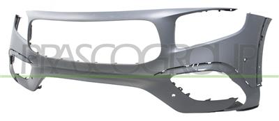 FRONT BUMPER-PRIMED-WITH TOW HOOK COVER-WITH PDC+SENSOR HOLDERS MOD. AMG