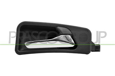 POIGNEE INTERIEURE AVANT/ARRIERE DROITE-AVEC LEVIER CHROME'-BASE-NOIRE