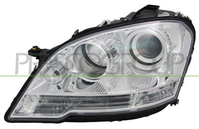 HEADLAMP LEFT H7+H7 ELECTRIC-WITH MOTOR