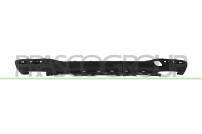 SPOILER STOSSTANGE HINTEN SCHWARZ-GENARBT-MIT DOPPELAUSPUFF RECHTS UND LINKS