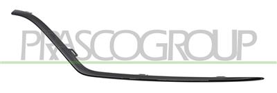 FRONT BUMPER MOLDING-LEFT-GLOSSY BLACK MOD. AMG LINE