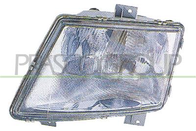 HEADLAMP LEFT H4+H1 HYDRAULIC REGULATION