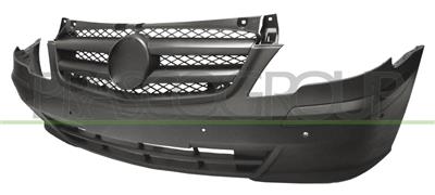 FRONT BUMPER-PRIMED-WITH RADIATOR GRILL-WITH PDC+SENSOR HOLDERS-WITH HEADLAMP WASHER CUTTING MARKS MOD. VITO