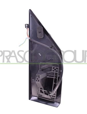 DOOR MIRROR LEFT-ELECTRIC-HEATED-BLACK-ASPHERICAL-CHROME-12H5P