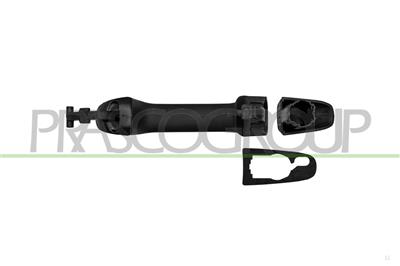 SLIDING DOOR HANDLE RIGHT/LEFT-OUTER-BLACK