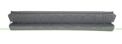 REAR BUMPER-BLACK-TEXTURED FINISH-WITH STEP PAD HOLES