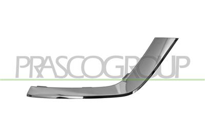 MOLDURA IZQUIERDA PARACHOQUES TRASERO-CROMADA