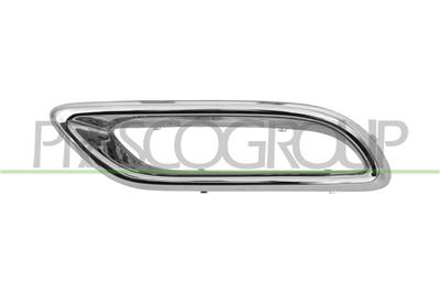 CORNICE TUBO SCARICO DESTRO-CROMATA