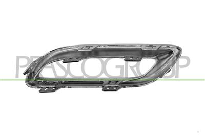 CORNICE TUBO SCARICO DESTRO-CROMATA
