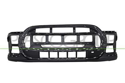 FRONT BUMPER-BLACK-TEXTURED FINISH-WITH CUTTING MARKS FOR SENSORS MOD. BEV