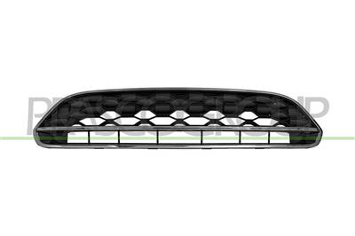 GRILLE DE CALANDRE-NOIRE-AVEC MOULURES ET CADRE CHROME'