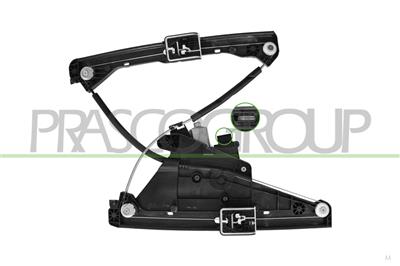 FRONT WINDOW REGULATOR LEFT-ELECTRIC MOD. 5 DOOR-CONFORT