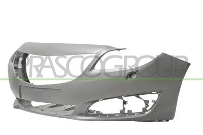 FRONT BUMPER-PRIMED-WITH TOW HOOK COVER-WITH HEADLAMP WASHER HOLES-WITH CUTTING MARKS FOR PDC AND PARK ASSIST