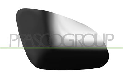 VERRE DE RETROVISEUR DROIT-CHAUFFANT-CONVEX/CHROME'