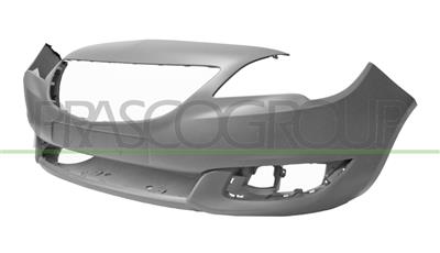 FRONT BUMPER-PRIMED-WITH TOW HOOK COVER-WITH CUTTING MARKS FOR PDC