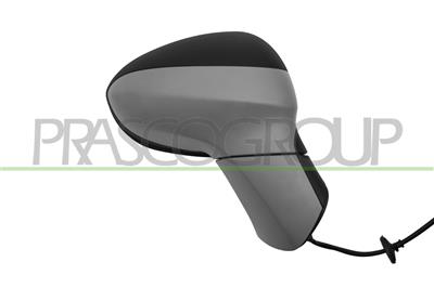 DOOR MIRROR RIGHT-ELECTRIC-PRIMED-HEATED-BLACK BODY-TEXTURED-FINISH-CONVEX-5 PINS