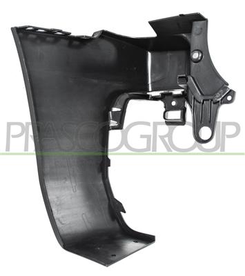 REAR BUMPER END CUP RIGHT-PRIMED-OPEN SIDE TAILGATE-SHORT WHEEL BASE