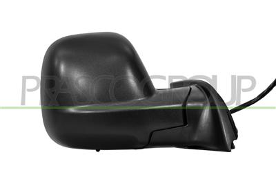 RETROVISEUR DROIT-ELECTRIQUE-NOIR-AVEC SONDE-CONVEXE-CHROME'