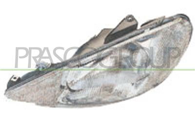 HEADLAMP LEFT H4 ELECTRIC-WITHOUT MOTOR