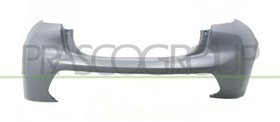 REAR BUMPER-PRIMED-WITH CUTTING MARKS FOR PDC, PARK ASSIST AND CAMERA