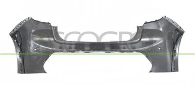 REAR BUMPER-PRIMED-WITH HOLES FOR PDC AND PARK ASSIST+SENSOR HOLDERS-WITH CUTTING MARKS FOR CAMERA