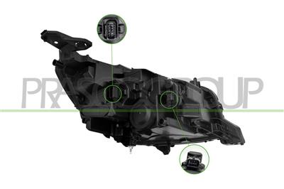 PROIETTORE SINISTRO-ELETTRICO-CON MOTORE-LED