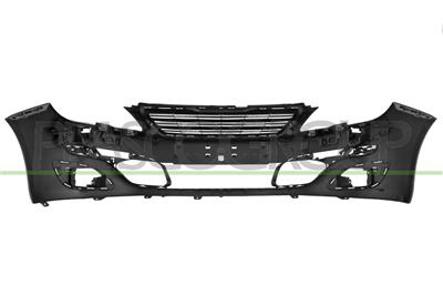 FRONT BUMPER-PRIMED-WITH HEADLAMP WASHER HOLES-WITH CUTTING MARKS FOR PDC