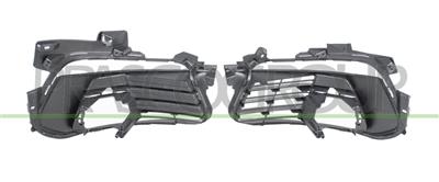 FRONT BUMPER GRILLE SET (RIGHT+LEFT)-BLACK