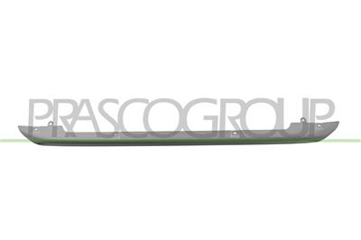 REAR BUMPER SPOILER-SILVER-PAINTED