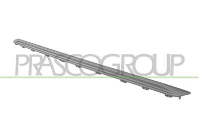 REAR BUMPER SPOILER-SILVER-PAINTED