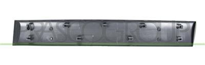 REAR DOOR MOLDING-RIGHT-WITH CLIPS-BLACK-TEXTURED FINISH