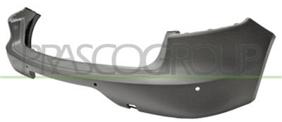 REAR BUMPER-PRIMED-WITH PDC+SENSOR HOLDERS-WITH CUTTING MARKS FOR VIEW CAMERA