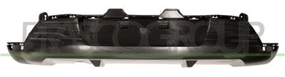 REAR BUMPER SPOILER-BLACK-TEXTURED FINISH-WITH TOW HOOKS COVER
