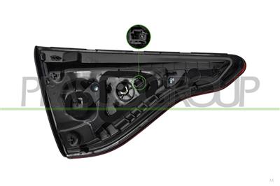 TAIL LAMP RIGHT-INNER-WITHOUT BULB HOLDER-LED