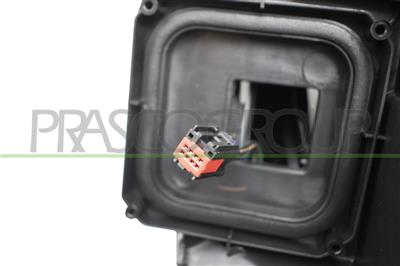 HEADLAMP LEFT H7+H7 ELECTRIC-WITHOUR MOTOR-WITH DAY RUNNING LIGHT-BLACK RIM-LED