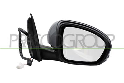 RETROVISORE DESTRO-ELETTRICO-CON PRIMER-TERMICO-CHIUDIBILE-CON FANALE-CON SONDA-CON LUCE CORTESIA-CONVESSO-13 PINS