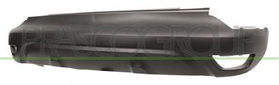 REAR BUMPER-LOWER-BLACK-TEXTURED FINISH-WITH CUTTING MARKS FOR PDC