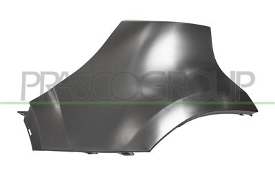 REAR BUMPER END CUP LEFT-BLACK-SMOOTH-FINISH TO BE PRIMED