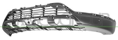 PARACHOQUES DELANTERO-INFERIOR-NEGRO/GRANULADO-CON 4 AGUJEROS SENSORES APARCAMIENTO+SUPUERTOS