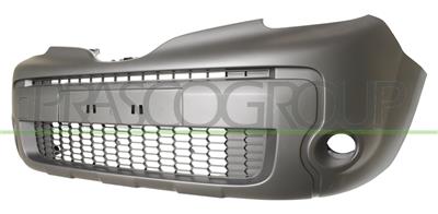 FRONT BUMPER-PRIMED-WITH TOW HOOK COVER-WITH ABSORBER-WITH FOG LAMP HOLES+HOLDERS MOD. EXTREM