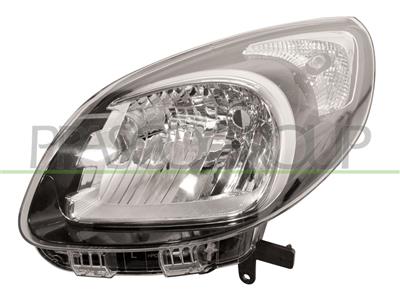 HEADLAMP LEFT H4 ELECTRIC-WITHOUT MOTOR-BLACK