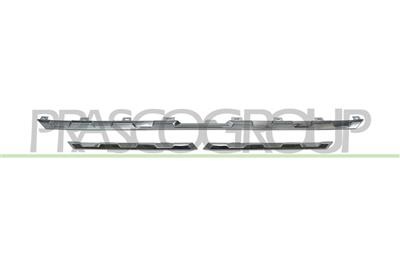 SET OF GRILLE MOLDINGS-CHROME- (3 PIECES)