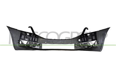 FRONT BUMPER-GRAY-SMOOTH FINISH TO BE PRIMED-WITH PDC AND HEADLAMP WASHERS HOLE-WITH CUTTING MARKS FOR PARK ASSIST