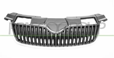 RADIATOR GRILLE-BLACK-WITH CHROME FRAME