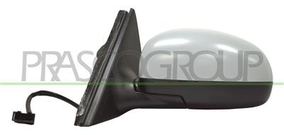 DOOR MIRROR LEFT-ELECTRIC-PRIMED-HEATED-ASPHERICAL-CHROME